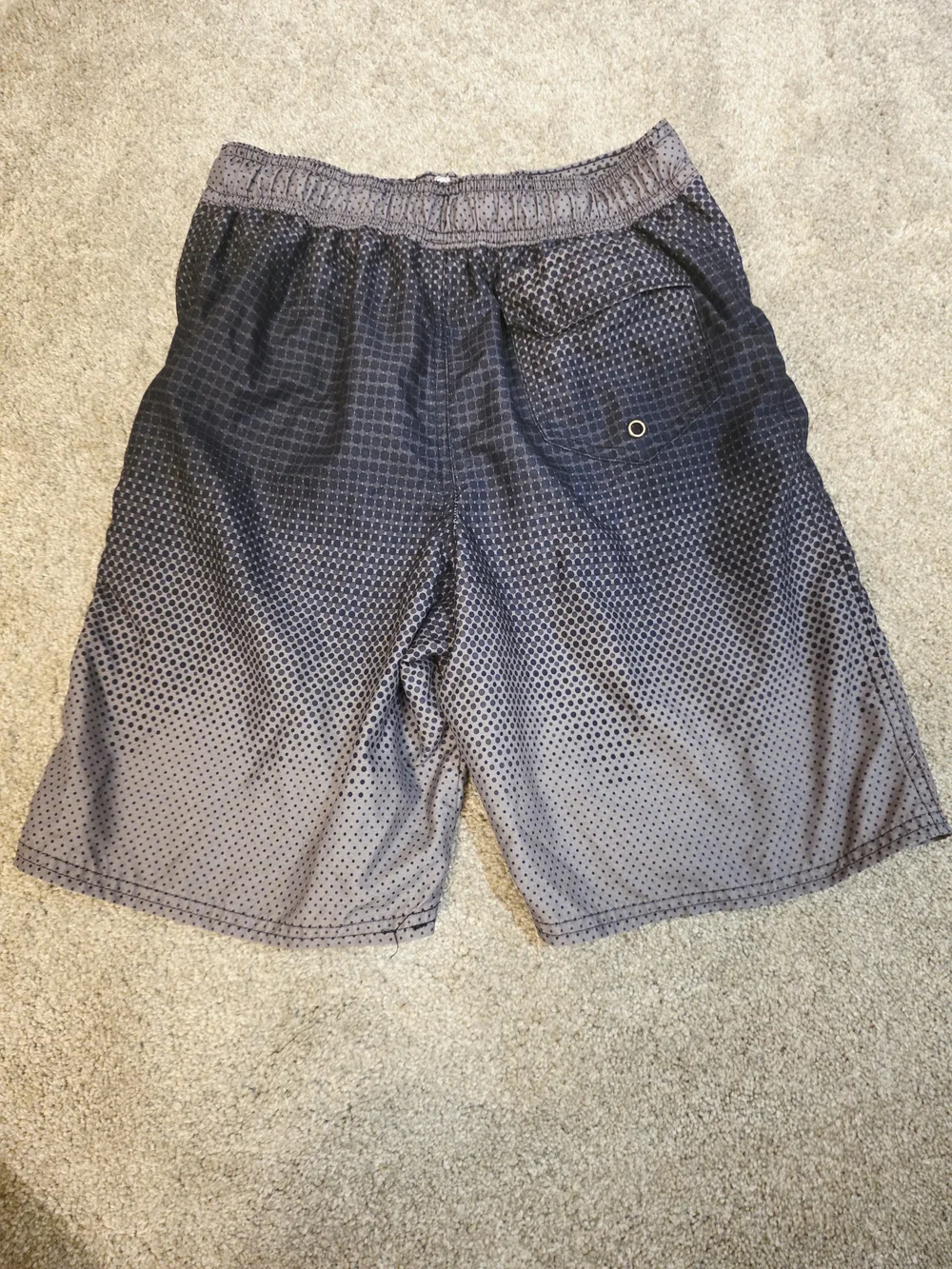 Body Glove Black and Aqua Athletic Swim Shorts Boys 10/12